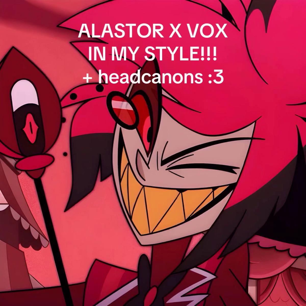 I don’t care if you hate the ship they are lit me and my bf! The way vox is a loud ADHD gremlin and Alastor is his neurodivergent boyfriend, the only one who can calm him down really speaks to me,, also vox being a screen and alastor being a radio is literally symbolic of how they communicate but never understand each other and yet still hold hands through the static. #Alastor #Vox #artist #matchingpfp #mlm