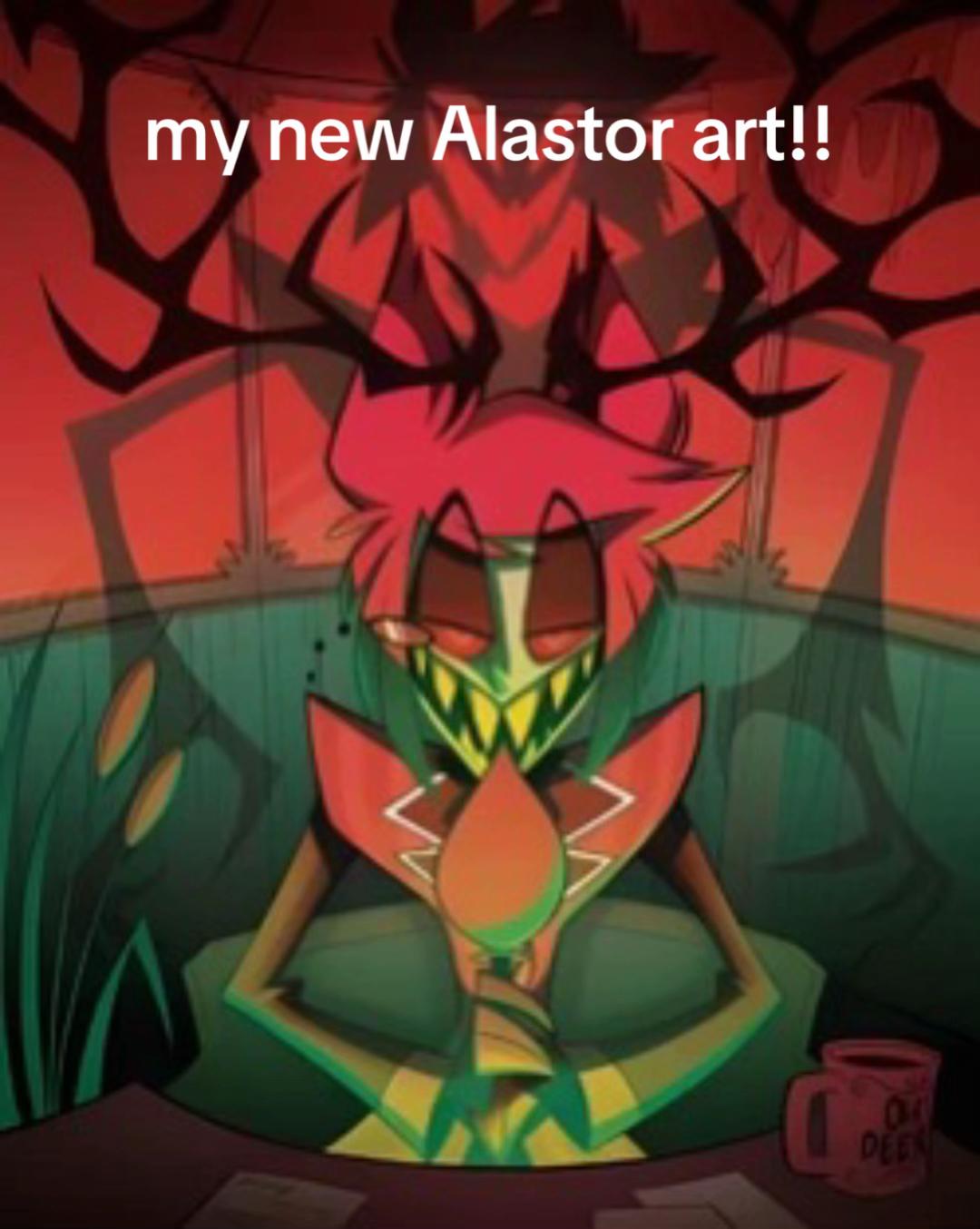 my Alastor art #german #femboy #olliebubu #hazbinhotelalastor #alastor