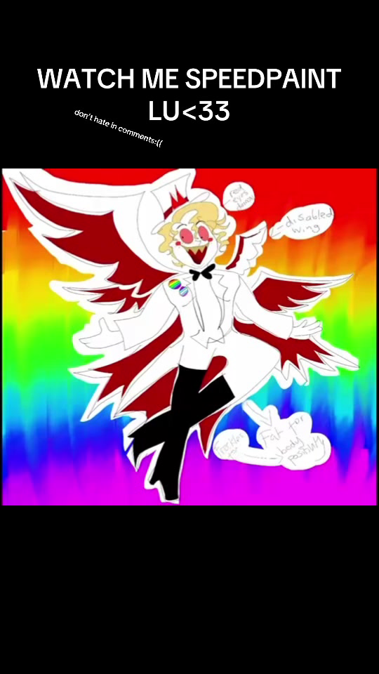 i hc him as plus-size if u don’t like inclusivity get off my page rn. thx. ⭐️🐇#hazbinhotel #plussize #megasized #lucifermorningstar #lucifer