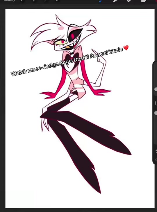comment your angel dust hc!!!! (mine is that he has milk;) baths) #hazbinhotel #valentino #angeldusthazbinhotel #angeldust #hazbinhoteledit